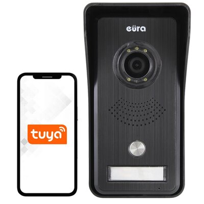 Kopia Wideodomofon ''EURA'' VDP-42A3 GAMMA PLUS  biały 7 WiFi, otwieranie 2 wejść, czytnik zbliżeniowy, AHD, Tuya
