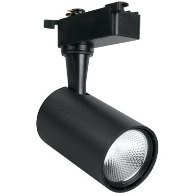 DPM SOLID Reflektor szynowy LED 20 W 1600 lm barwa zimna czarny STR-20W-B