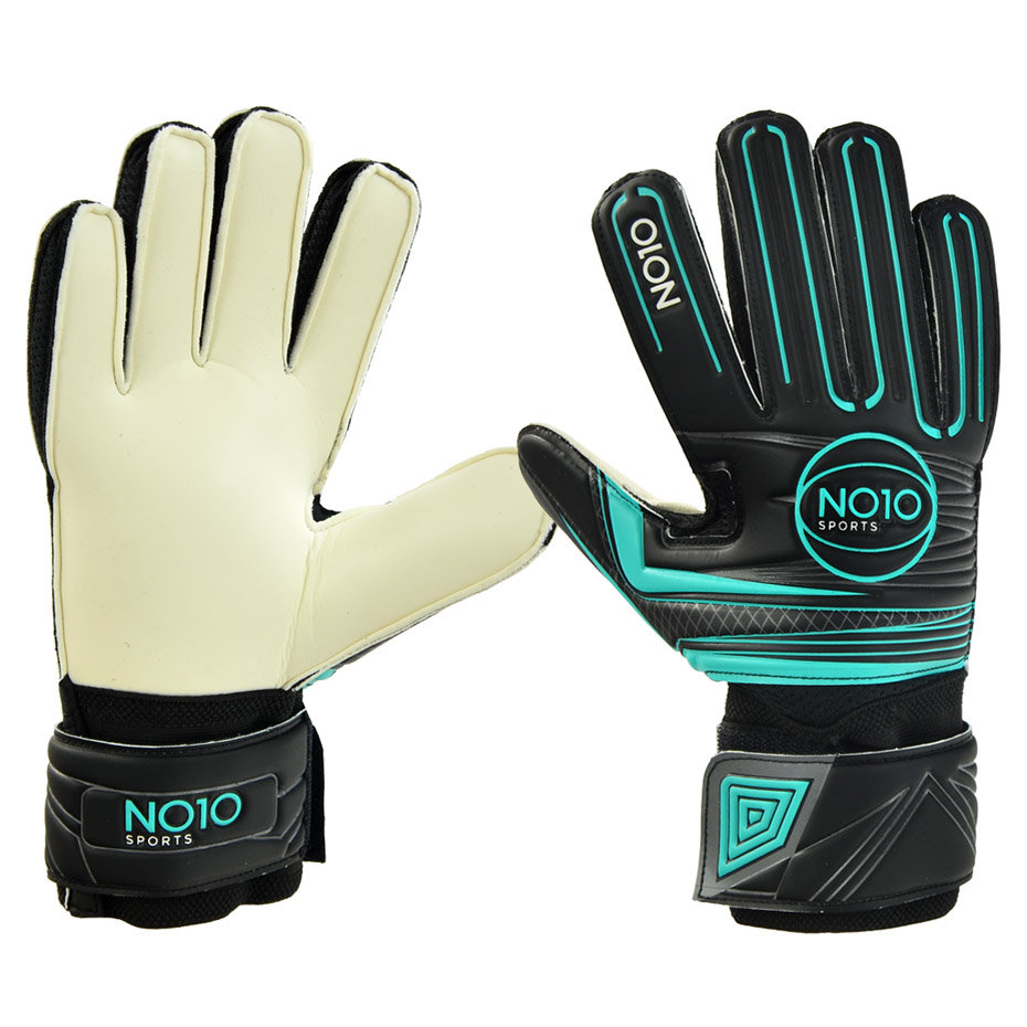 No10, Rękawice bramkarskie, Replica, czarny, rozmiar 6