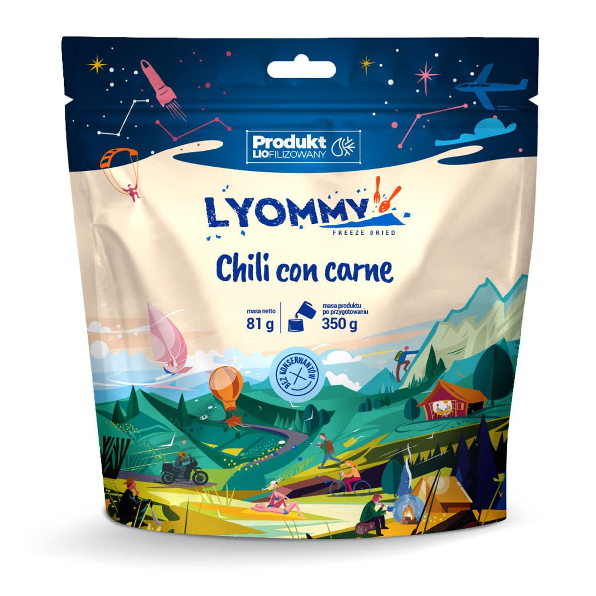 Liofilizat Lyommy Chili con carne 350g