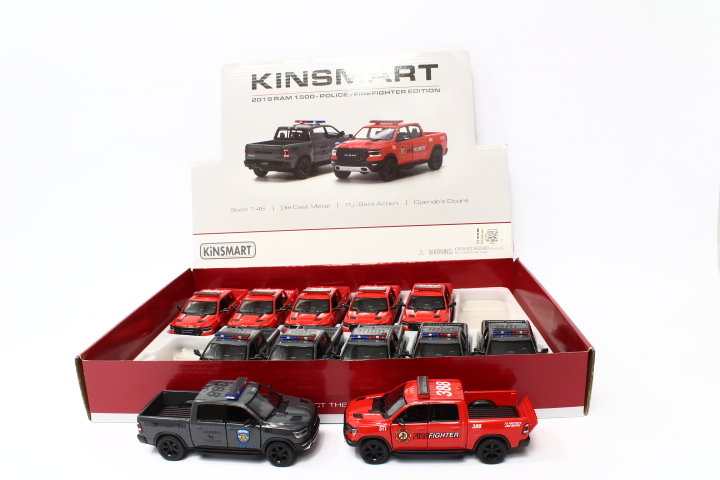 Фото - Машинка AST. AUTO x 12,metal,1:46, Ram 1500 Policja, Straż