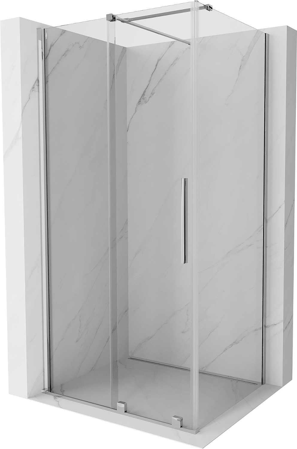 Mexen Velar kabina prysznicowa rozsuwana 110x85 cm, transparent, chrom - 871-110-085-01-01