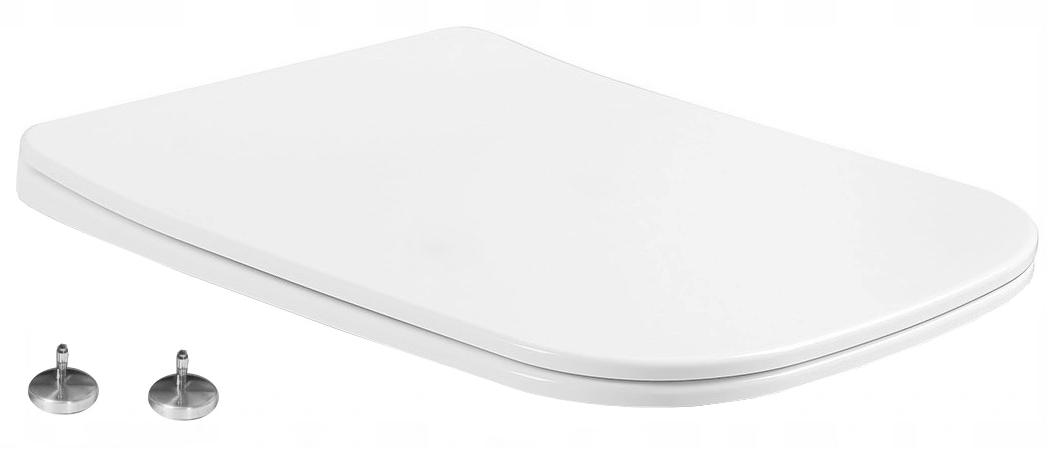 Mexen deska wolnoopadająca slim, duroplast, biała połysk - 39060100
