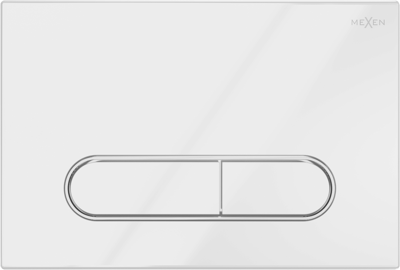 Mexen Fenix 11 przycisk spłukujący, biały błyszczący - 601100