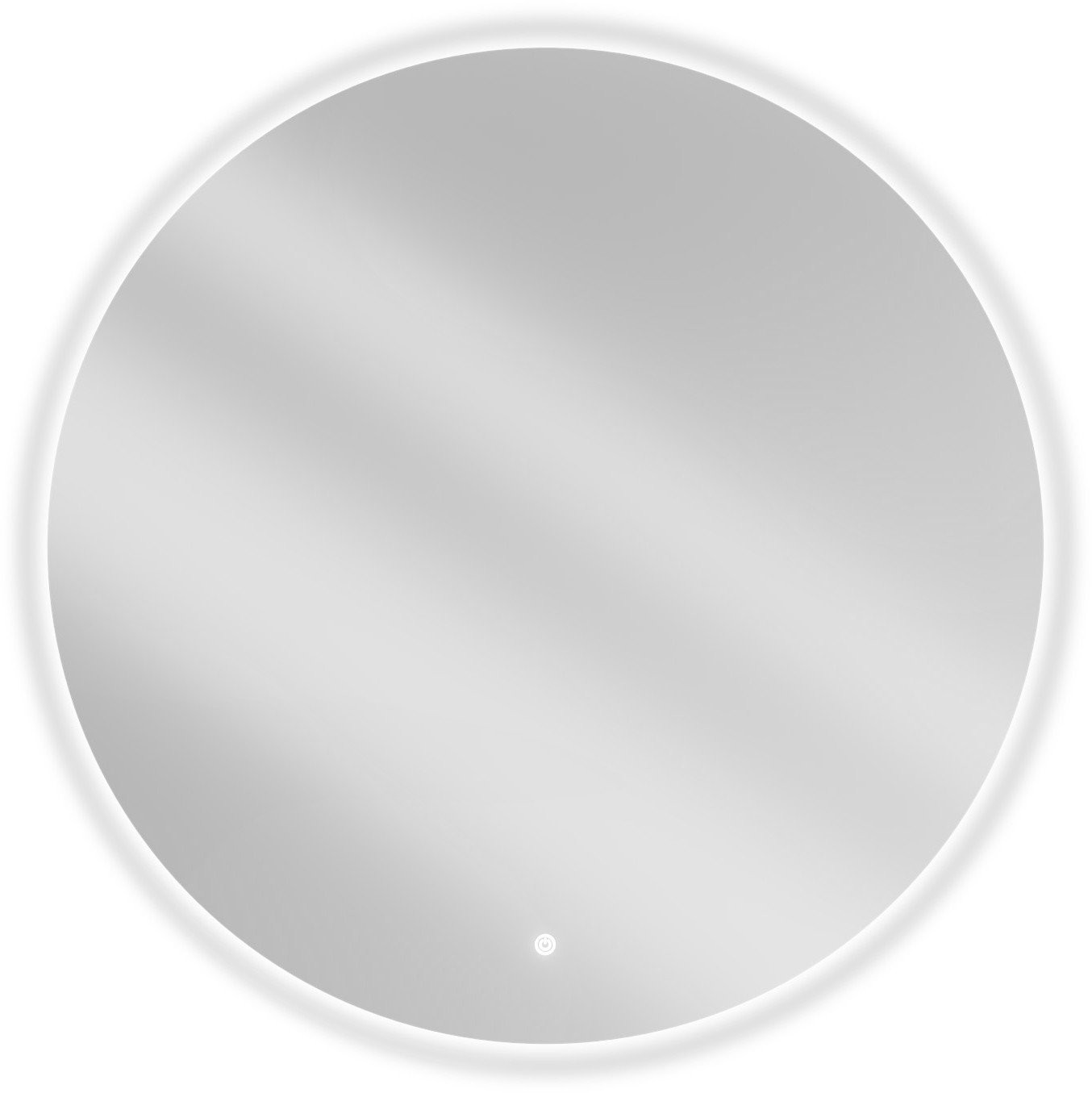Zdjęcia - Lustro ścienne Mexen Erg lustro łazienkowe podświetlane, okragłe 90 cm, LED 6000K, antypa 
