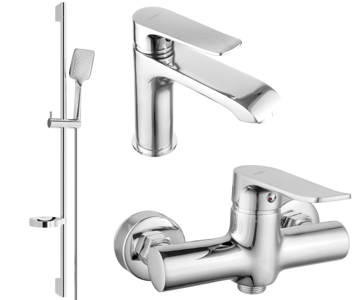 Mexen Pecos DS62 zestaw prysznicowy, chrom - 72704DS62-00