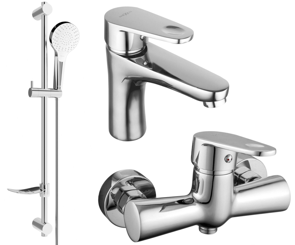 Mexen Kama DF05 zestaw prysznicowy, chrom - 72504DF05-00