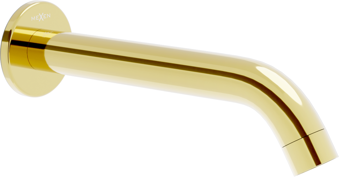 Mexen Kai wylewka wannowa ścienna, złota - 79371-50