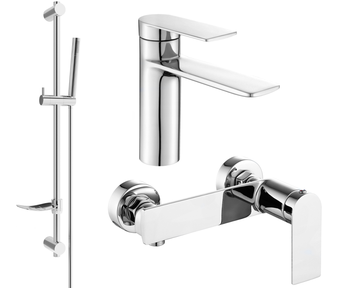 Mexen Zero DF70 zestaw prysznicowy, chrom - 71104DF70-00