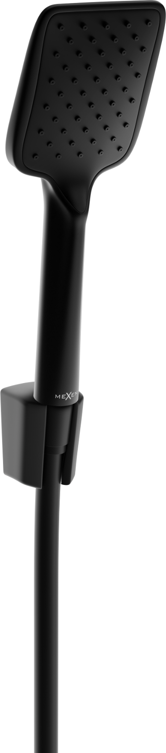 Mexen R-62 zestaw prysznicowy punktowy, czarny - 785625052-70