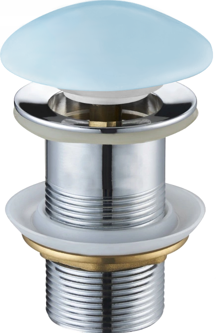 Mexen korek klik-klak okrągły, niebieski ceramiczny mat - 79910-49