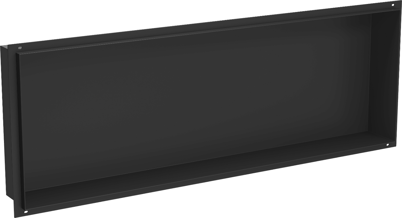 Mexen X-Wall-NR półka wnękowa bez kołnierza 90 x 30 cm, czarna - 1971903010