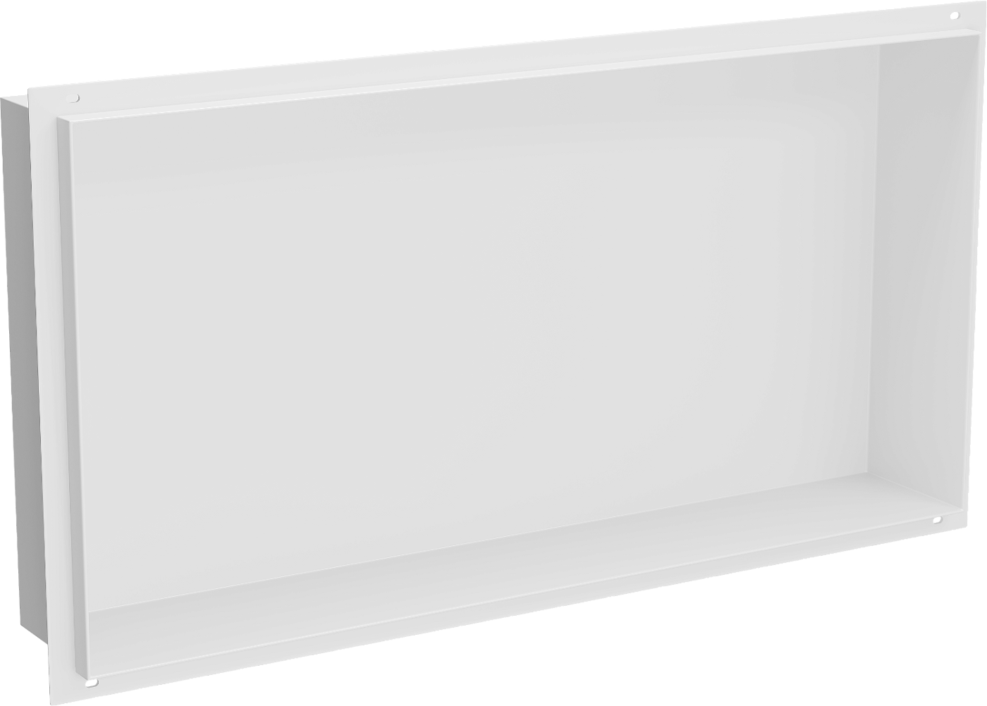 Mexen X-Wall-NR półka wnękowa bez kołnierza 60 x 30 cm, biała - 1921603010