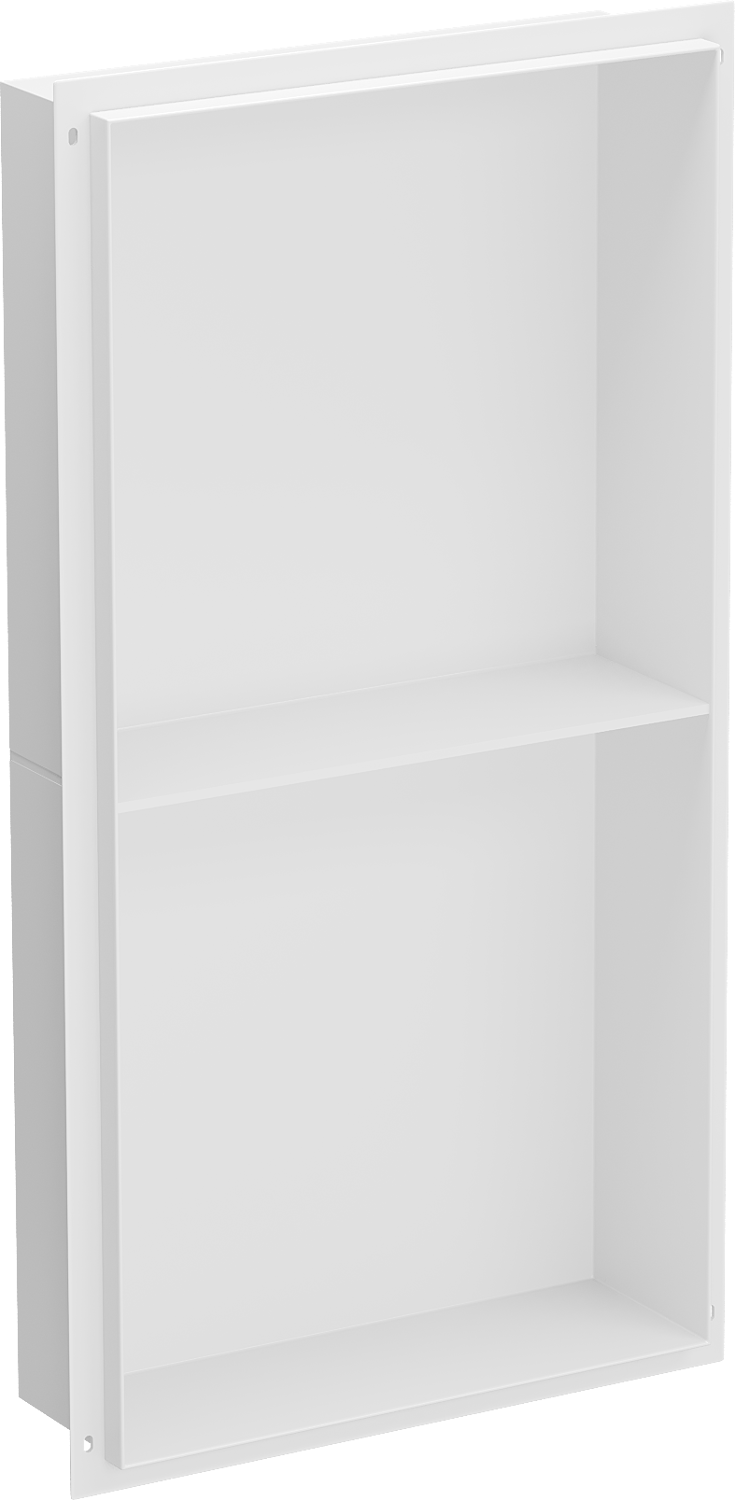 Mexen X-Wall-NR półka wnękowa bez kołnierza z półką 60 x 30 cm, biały - 1921603010S