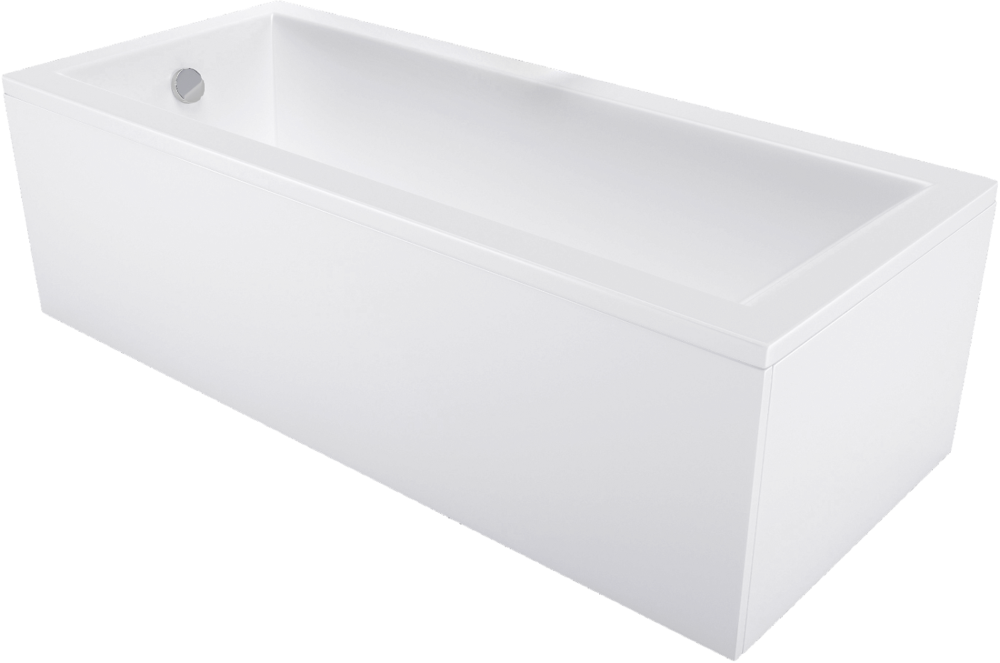 Mexen Cubik wanna prostokątna 130 x 70 cm z obudową, biała - 55031307000X