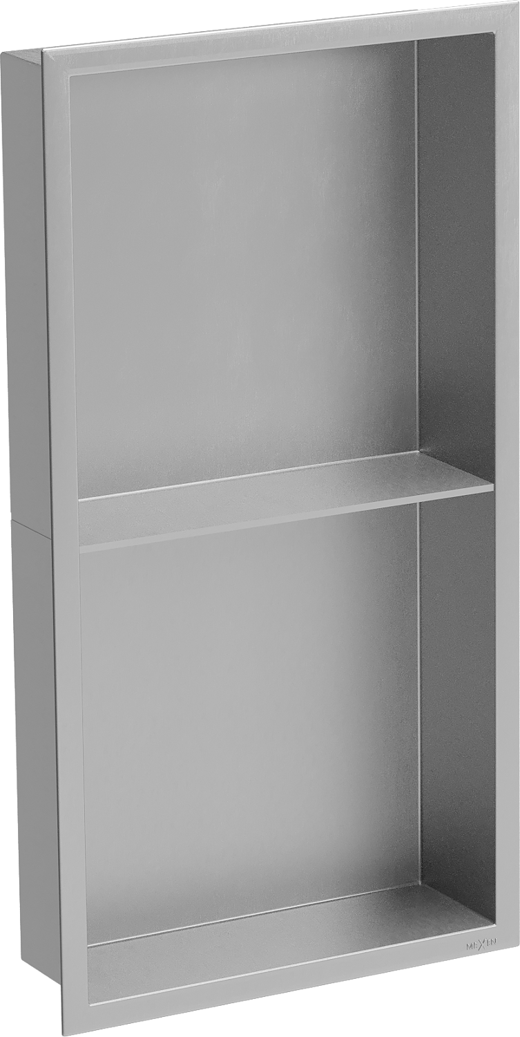 Mexen X-Wall-R półka wnękowa z kołnierzem i półką 60 x 30 cm, inox - 1910603010S