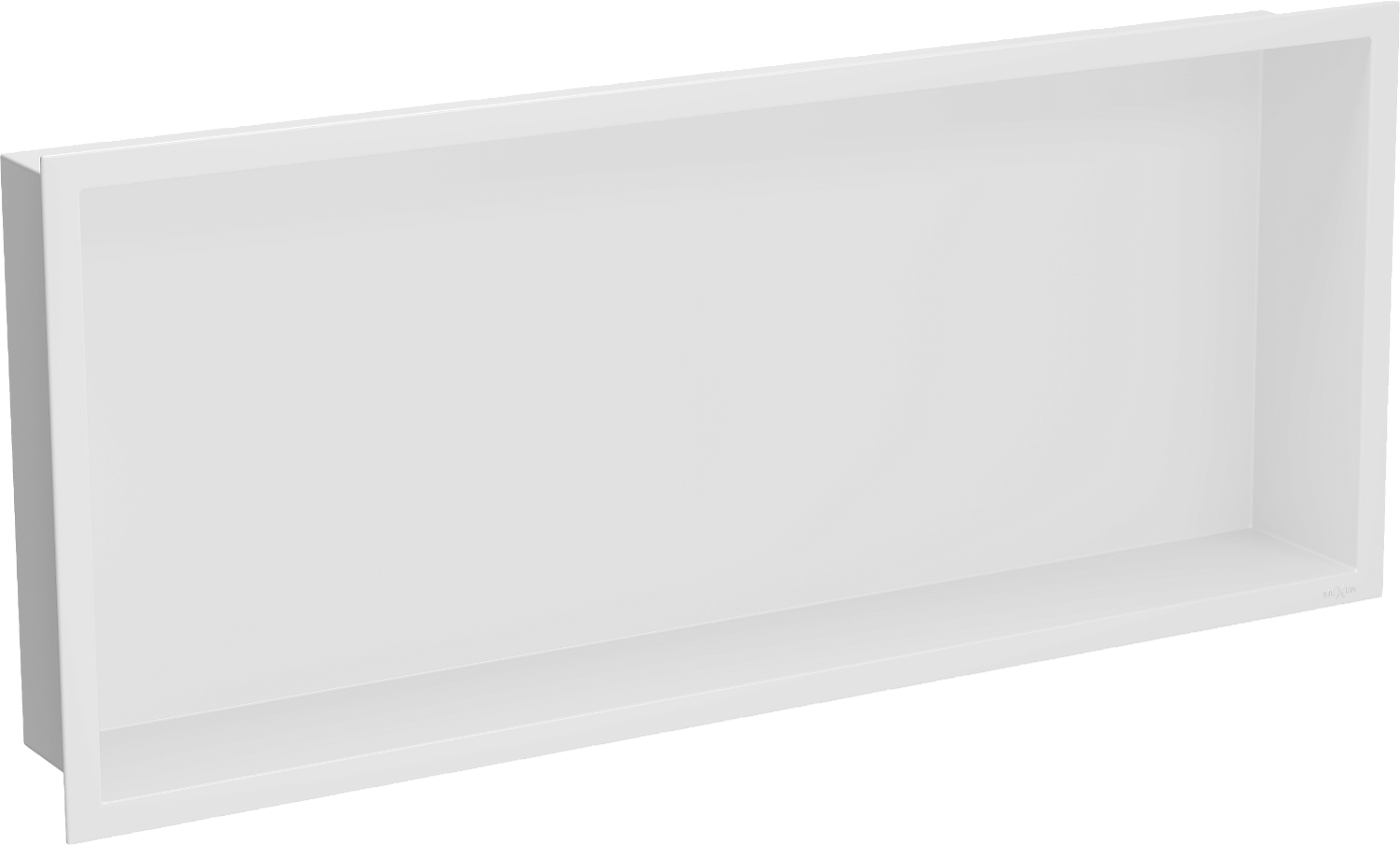 Mexen X-Wall-R półka wnękowa z kołnierzem 75 x 30 cm, biała - 1920753010