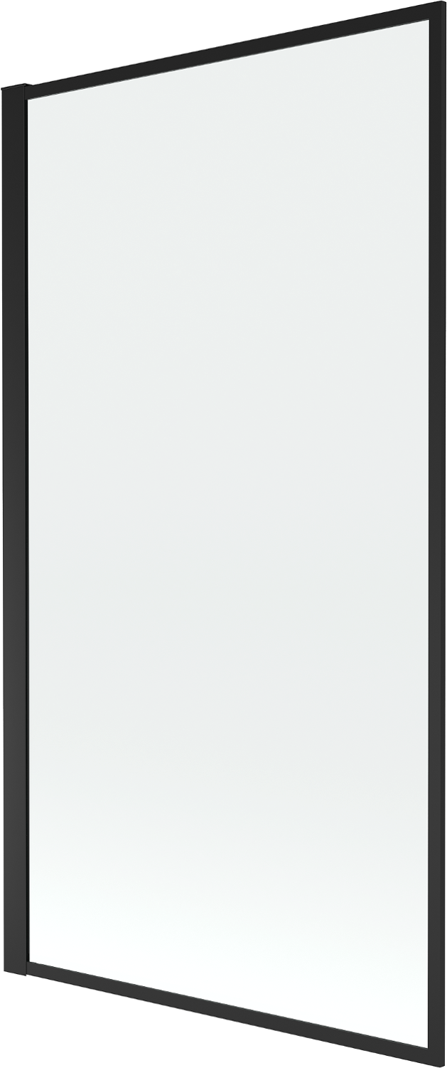 Mexen Alex parawan nawannowy 1-skrzydłowy 80 x 140 cm, czarny wzór fix - 893-080-000-70-70