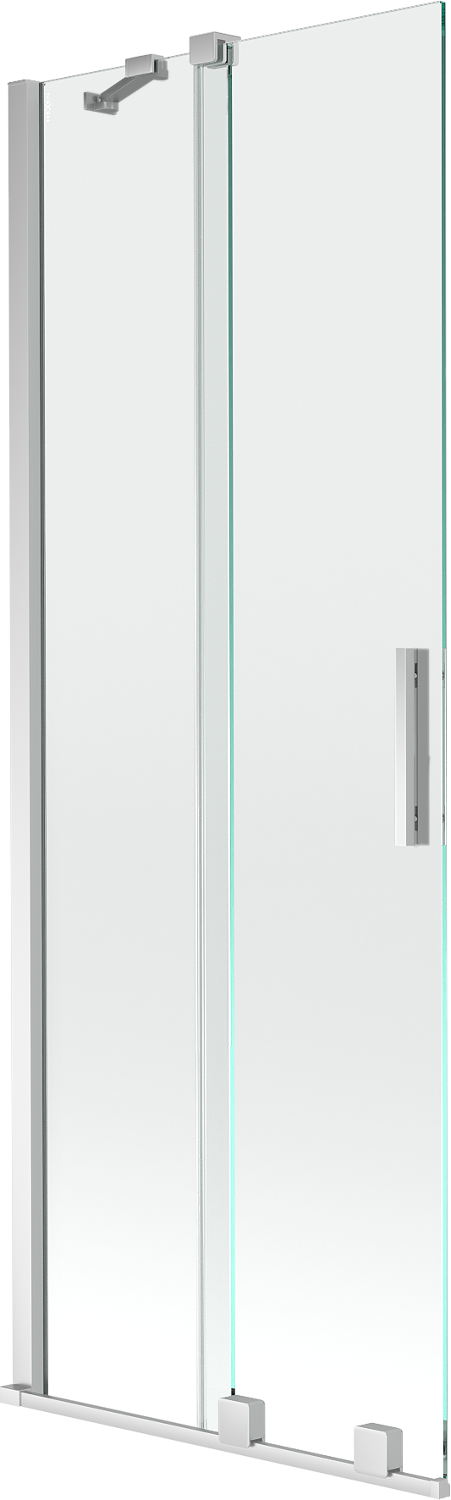 Mexen Velar parawan nawannowy 2-skrzydłowy przesuwny 70 x 150 cm, transparent, chrom - 896-070-000-01-01