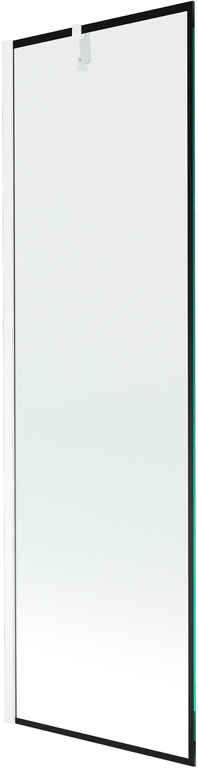 Mexen Next parawan nawannowy 1-skrzydłowy 60 x 150 cm, czarny wzór, chrom - 895-060-000-00-70-01