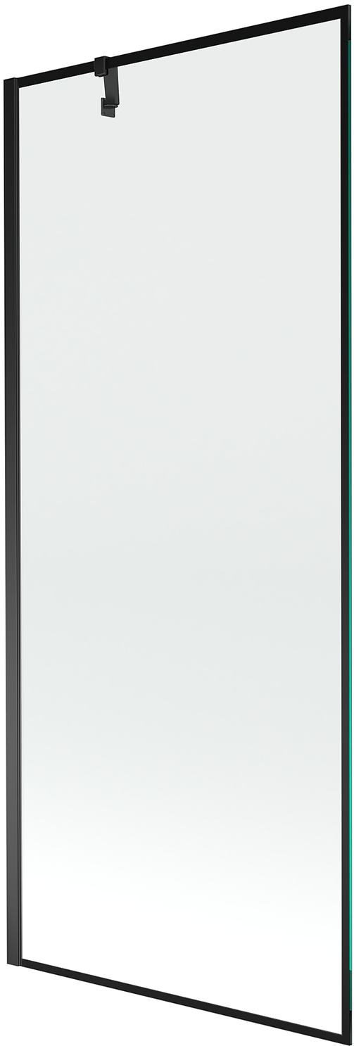 Mexen Next parawan nawannowy 1-skrzydłowy 80 x 150 cm, czarny wzór, czarny - 895-080-000-00-70-70