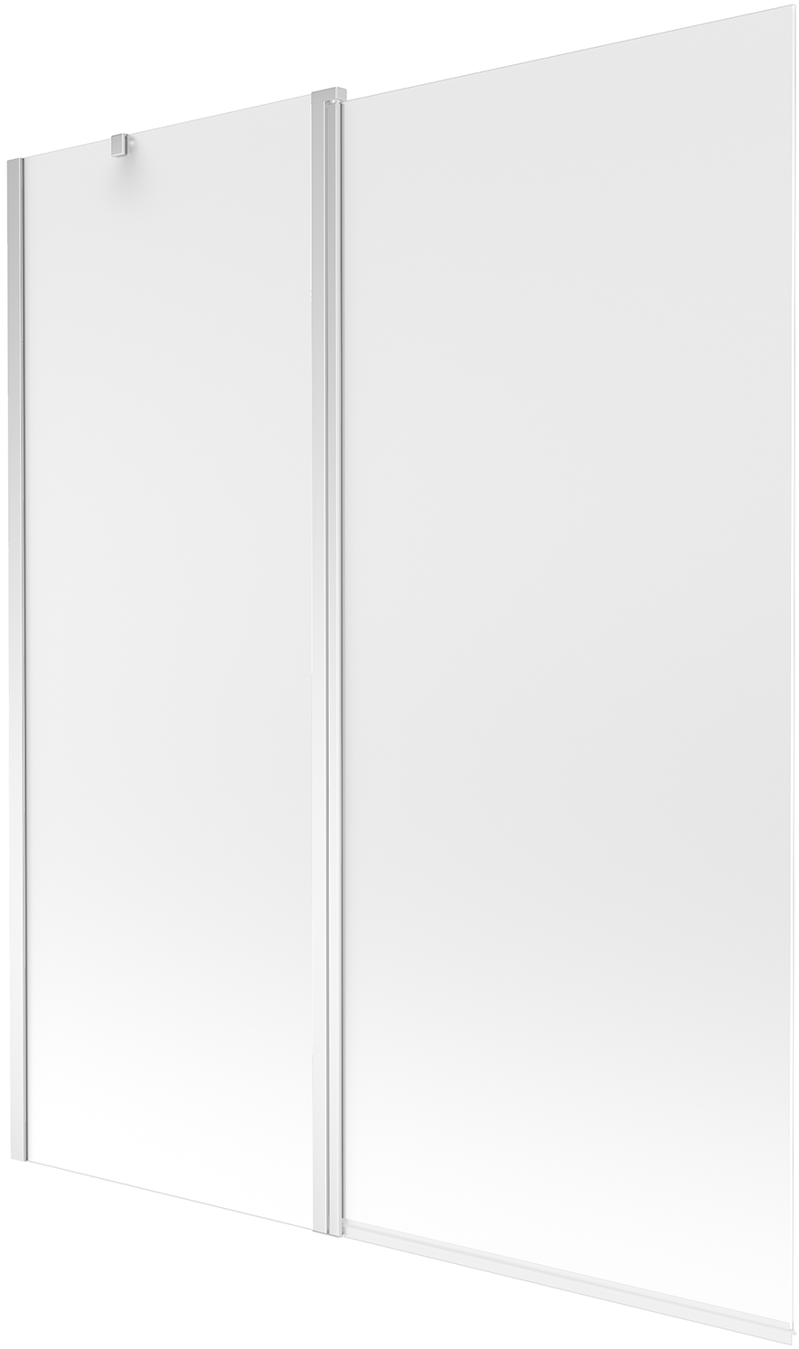 Mexen Flip parawan nawannowy 1-skrzydłowy 140 x 150 cm, szron, chrom - 894-140-101-01-30