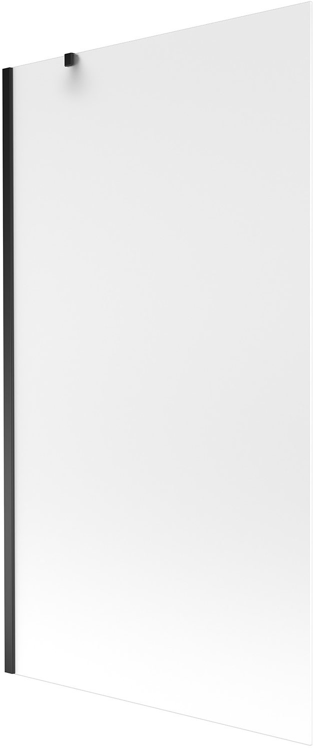 Mexen Next parawan nawannowy 1-skrzydłowy 100 x 150 cm, szron, czarny - 895-100-000-00-30-70