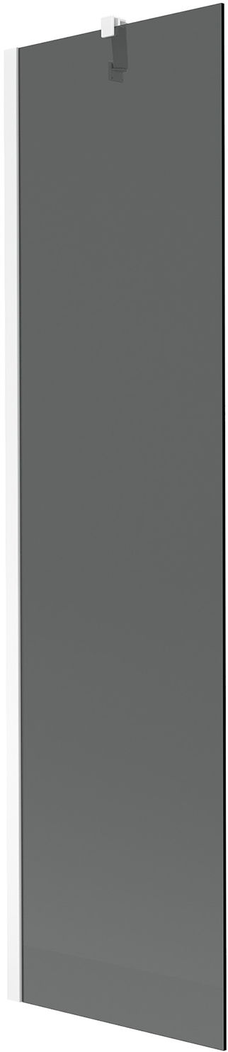 Mexen Next parawan nawannowy 1-skrzydłowy 50 x 150 cm, grafit, biały - 895-050-000-00-40-20