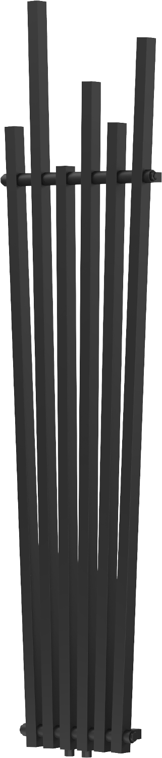 Mexen Omaha grzejnik dekoracyjny 1800 x 420 mm, 655 W, czarny - W208-1800-420-00-70