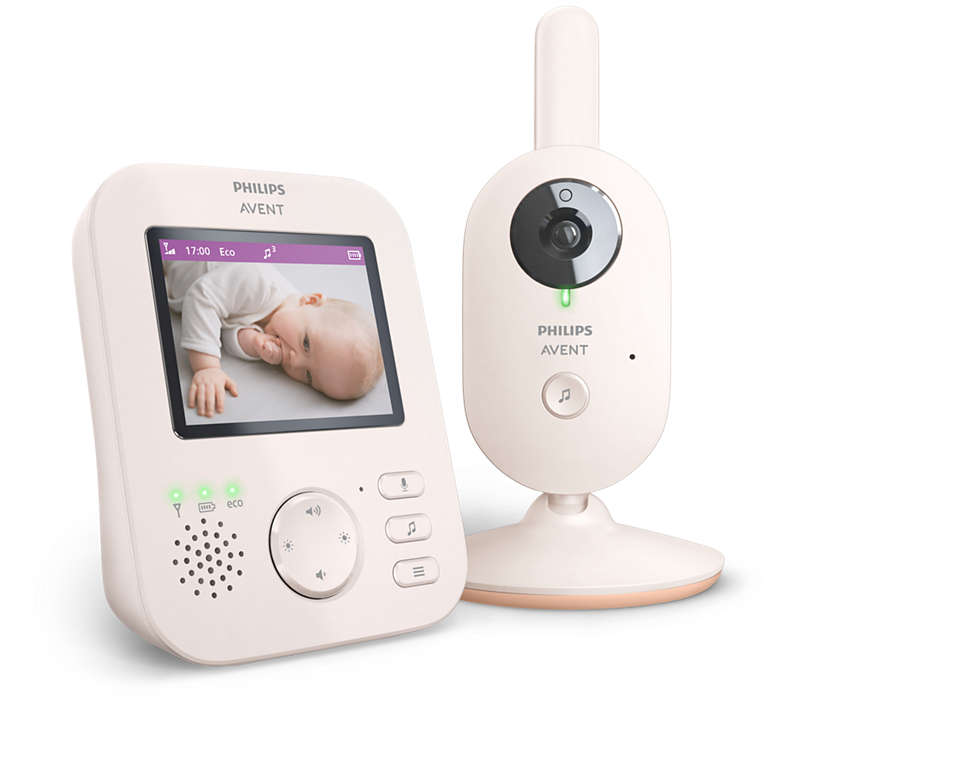 Philips Avent Video Baby Monitor Zaawansowana technologia SCD881/26