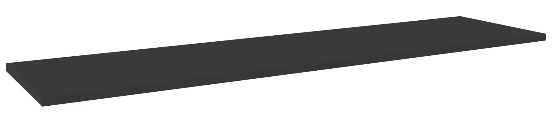 Długi czarny blat do szafek łazienkowych 180 cm D0-P90
