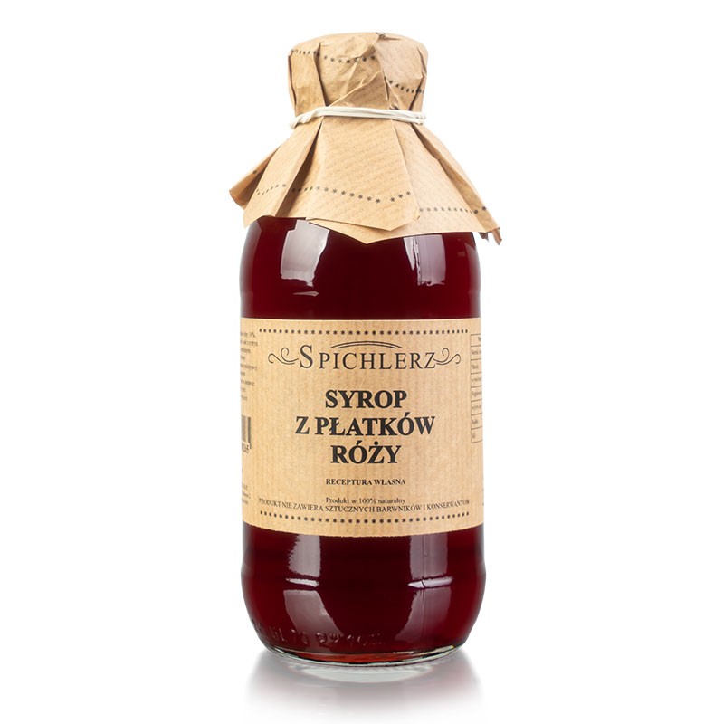 Syrop RÓŻANY Spichlerz 330ml z płatków róży