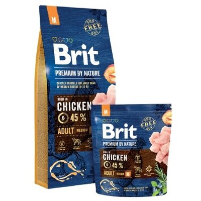Brit Premium By Nature Adult M 3 kg