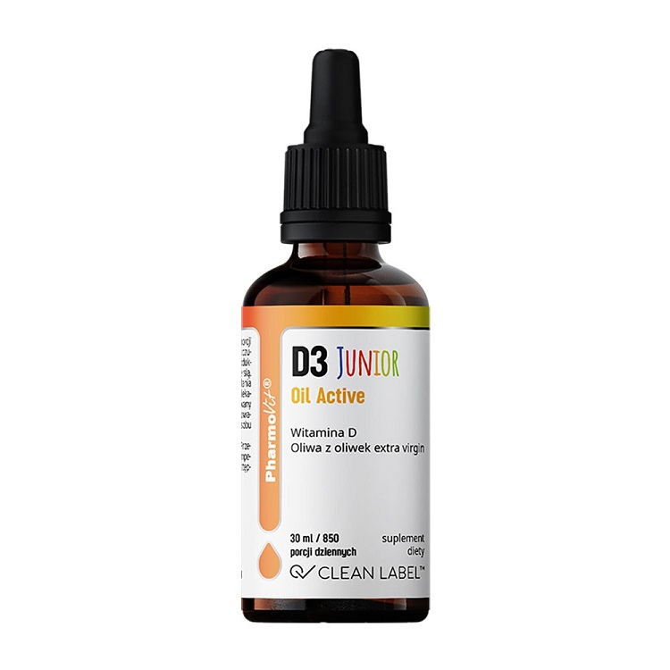 Pharmovit Witamina D3 Junior Oil Active 30 ml 61CA-598A1