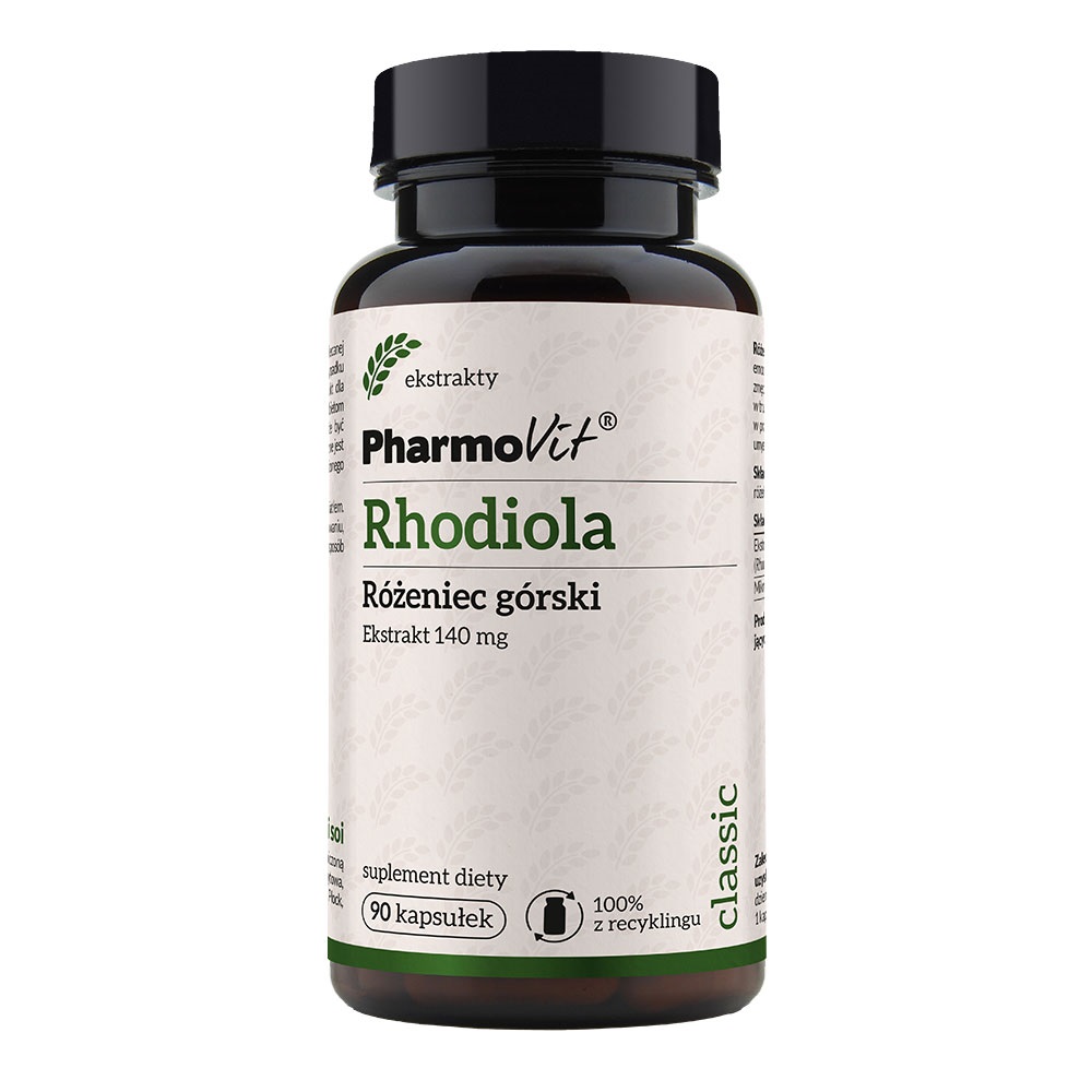 Różeniec górski 4:1 Rhodiola ekstakt 140mg 90 kapsułek PharmoVit
