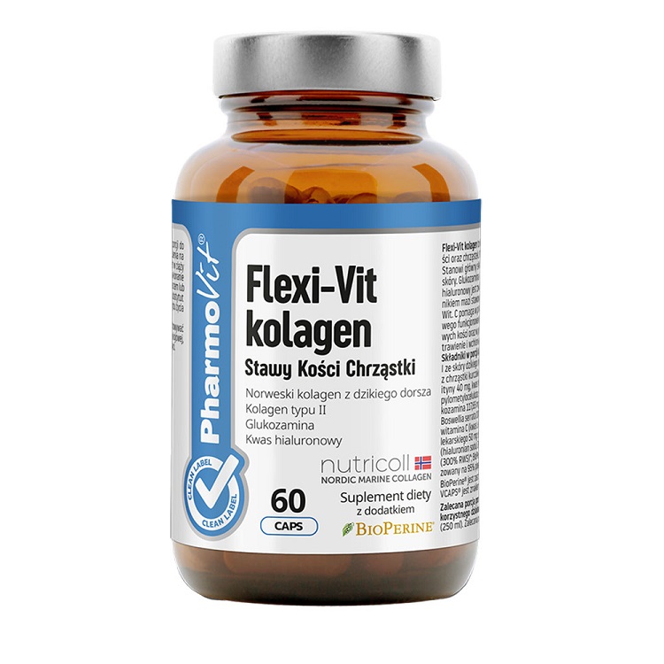 Pharmovit Flexi-Vit Kolagen 60 kapsułek (5904703900696)