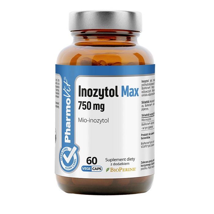 Pharmovit Inozytol Max mio-inozytol Suplement diety 60 kaps.