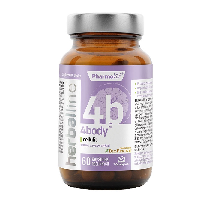 PHARMOVIT Pharmovit Herballine 4 body 60 k cellulit PH677