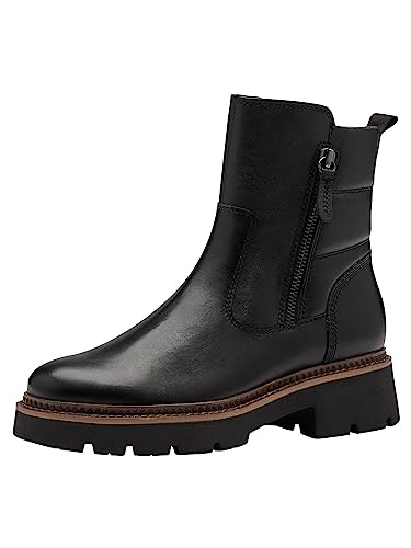 Tamaris Damskie botki 1-1-25425-41, czarny, 40 EU