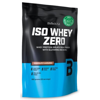 BioTech USA Odżywka białkowa, Iso Whey Zero, czekolada, 500 g