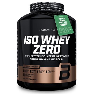 BioTech Iso WHEY Zero Lactose Free 2270g Kawa z Mlekiem