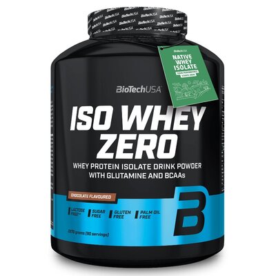BioTech Iso Whey Zero Lactose Free 2270g Czekolada + BCAA 8:1:1 Zero 250g - GRATIS