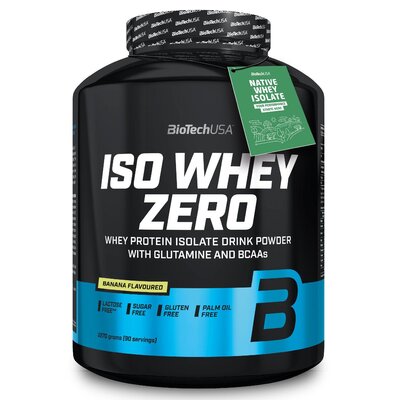 BioTech USA Odżywka białkowa, Iso Whey Zero, banan, 2270 g