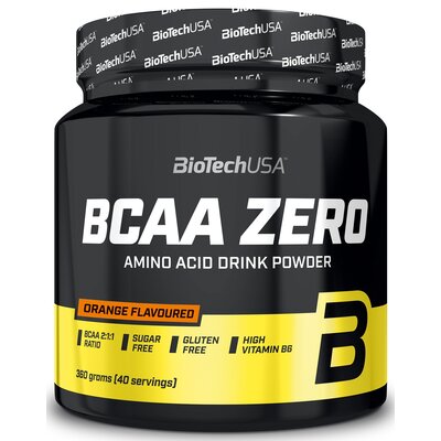 BioTech USA Odżywka białkowa, BCAA Zero, pomarańcza, 360 g