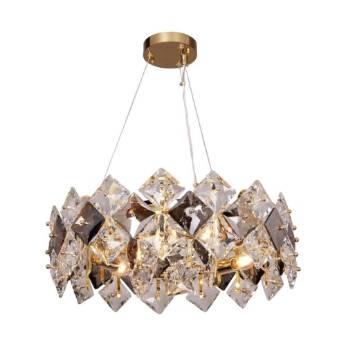 Tiara lampa wisząca 6xE14 złota 9864-500