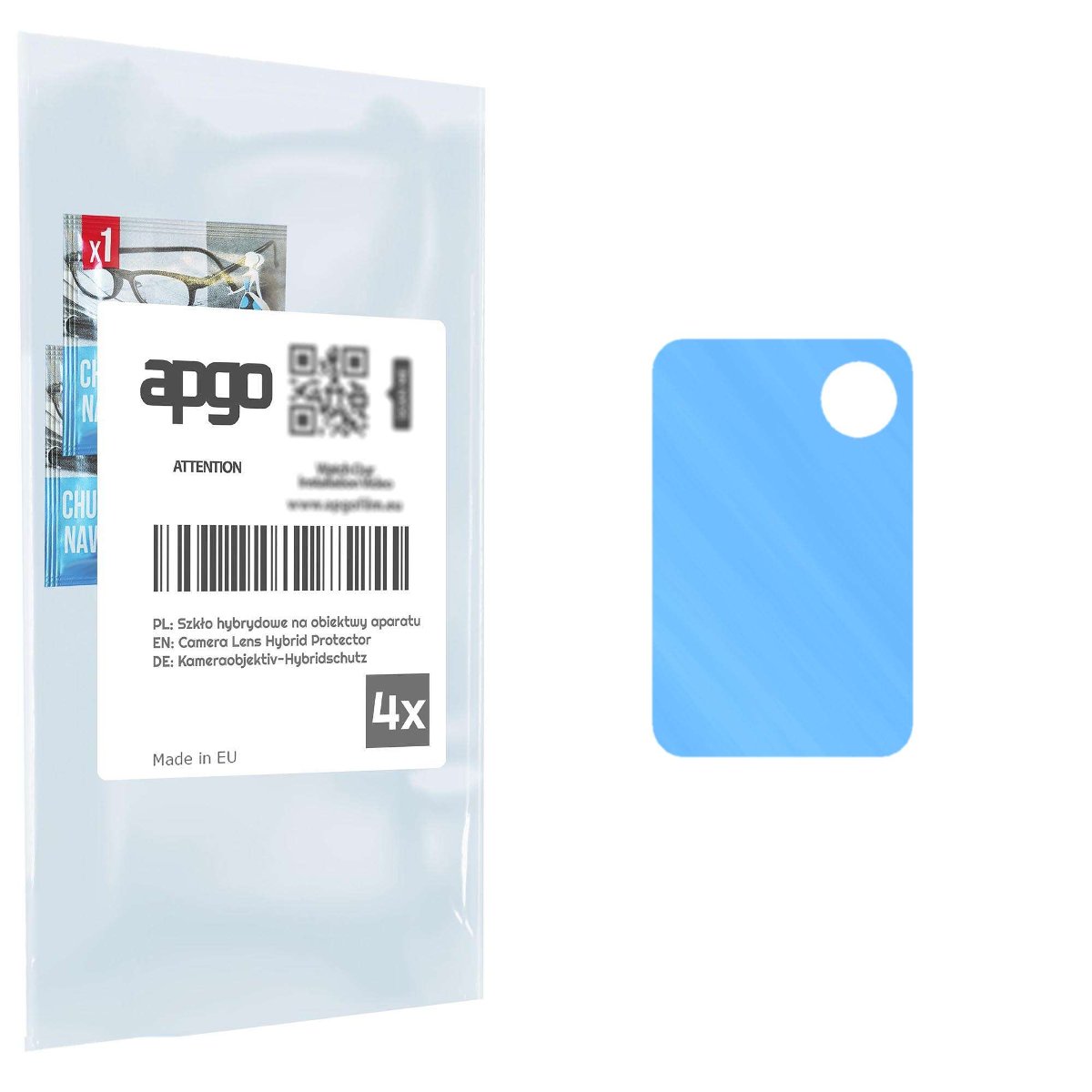 4x Szkło hybrydowe na aparat obiektyw kamerę 9H do Samsung Galaxy Note 20 Ultra 5G - apgo hybrid Camera Lens Protector