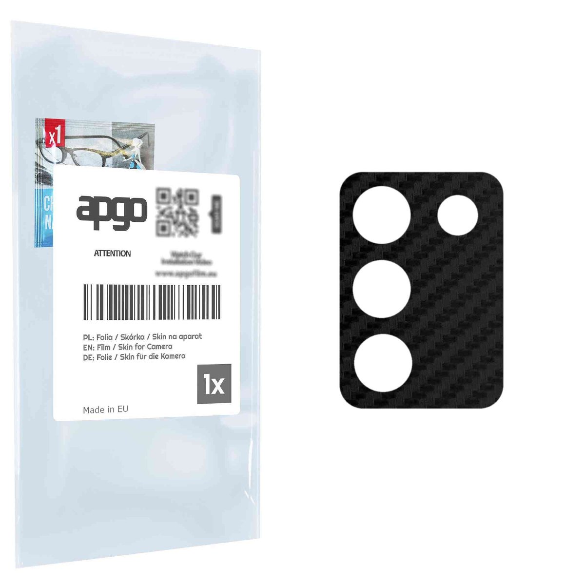 Folia naklejka skórka strukturalna na wyspę aparatu do Samsung Galaxy M02S - różne kolory na kamerę, obiektyw apgo SKINS Lens Protector