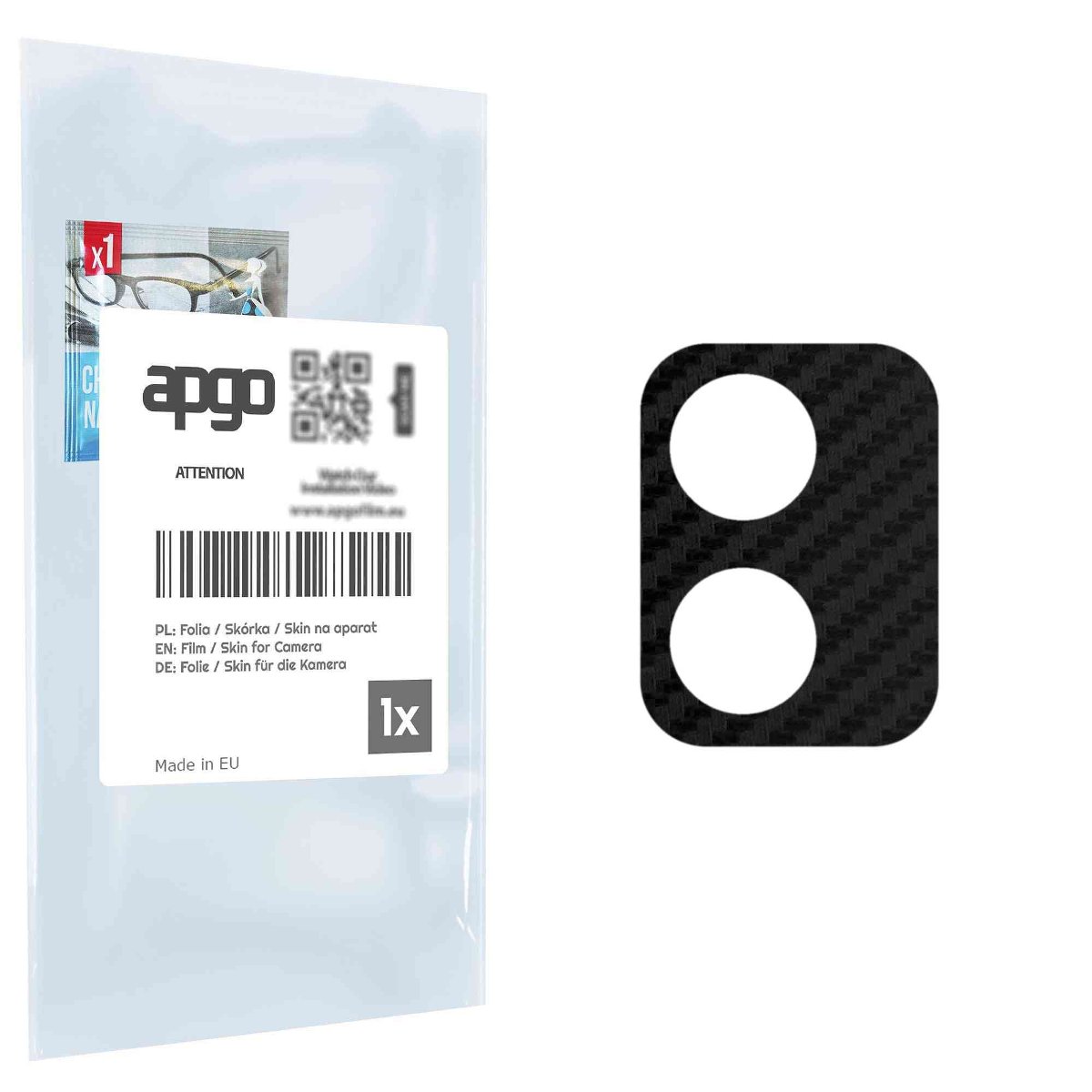 Folia naklejka skórka strukturalna na wyspę aparatu do Motorola Moto E13 - różne kolory na kamerę, obiektyw apgo SKINS Lens Protector