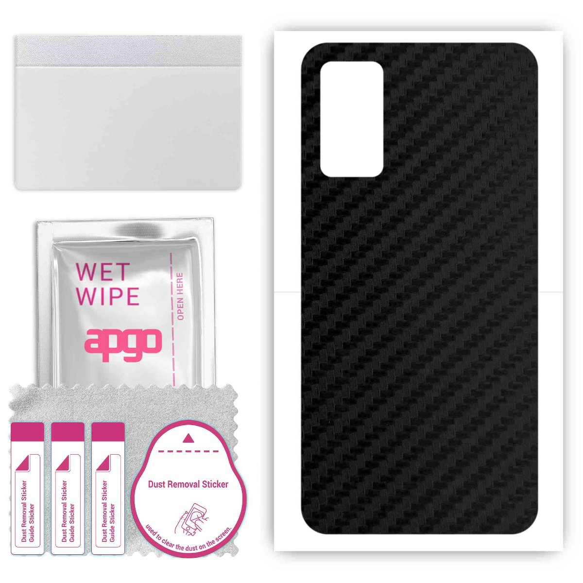 Folia naklejka skórka strukturalna na TYŁ do ZTE Blade A31 - Carbon - apgo SKINS