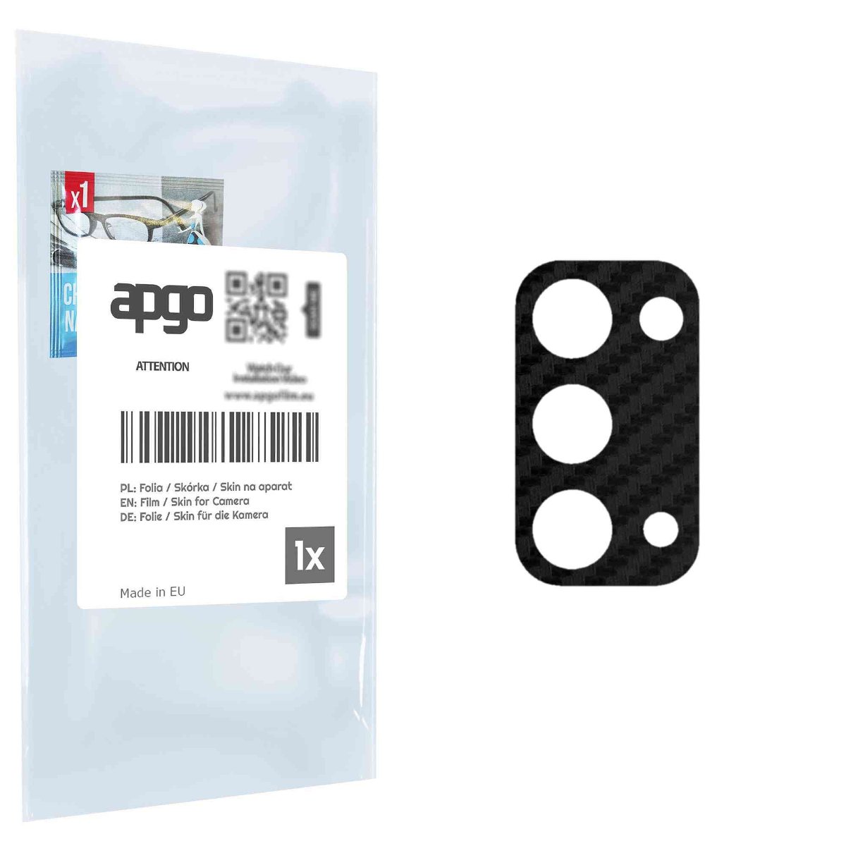 Folia naklejka skórka strukturalna na wyspę aparatu do Oppo A74 5G - różne kolory na kamerę, obiektyw apgo SKINS Lens Protector